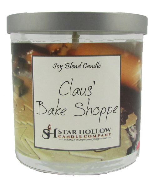 Small Silver Lid Jar Claus Bake Shoppe