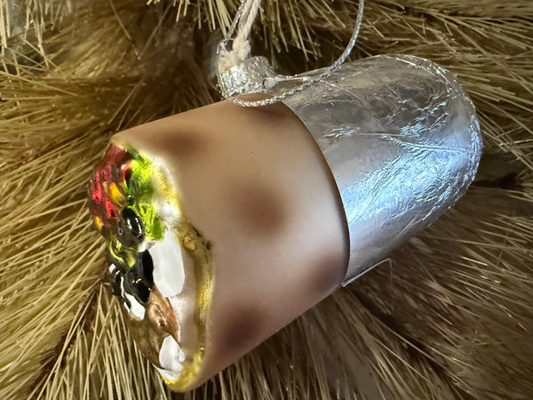 Burrito Glass Ornament