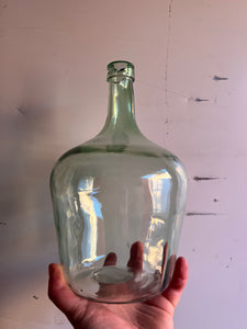 10” Sage green bottle vase