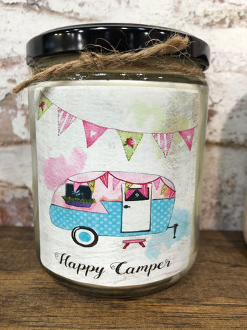 Happy Camper Quote Jar
