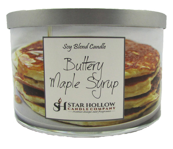 Large Silver Lid Jar Buttery Maple Syrup