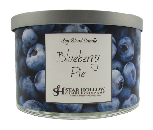 Large Silver Lid Jar Blueberry Pie