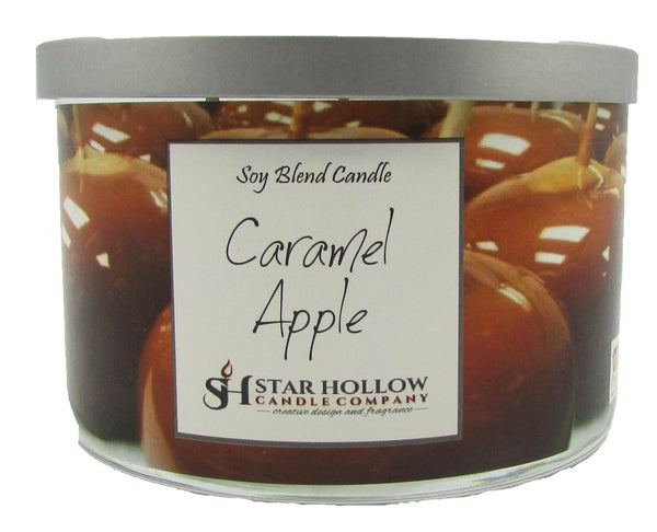 Large Silver Lid Jar Caramel Apple