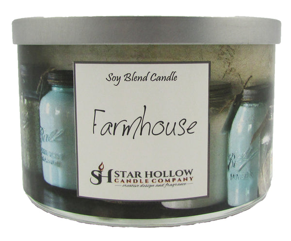 Large Silver Lid Jar Farmhouse