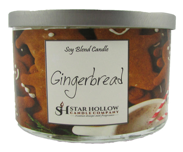 Large Silver Lid Jar Gingerbread