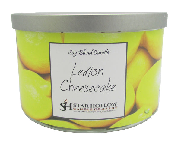 Large Silver Lid Jar Lemon Cheesecake