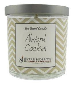 Small Silver Lid Jar Almond Cookies