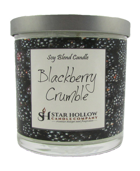 Small Silver Lid Jar Blackberry Crumble