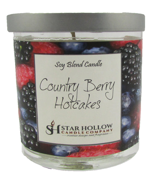 Small Silver Lid Jar Country Berry Hotcakes
