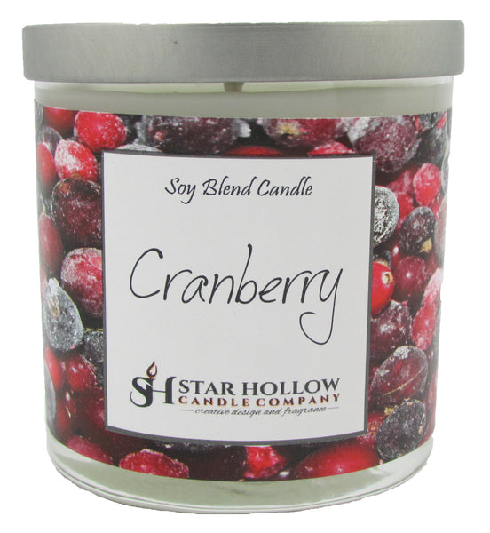 Small Silver Lid Jar Cranberry