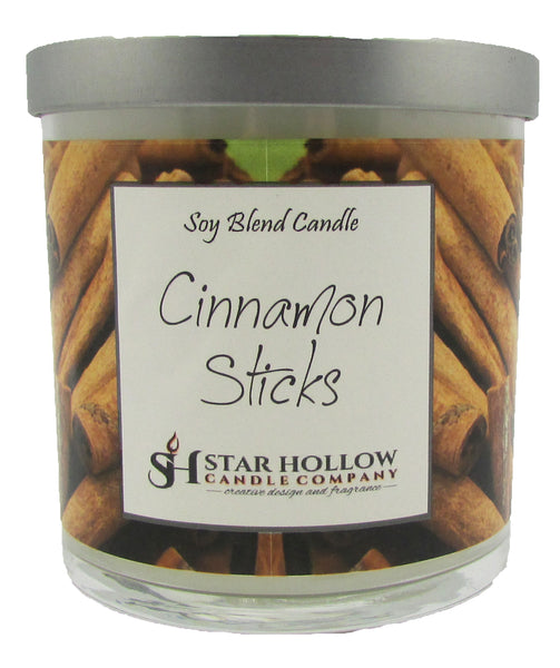 Small Silver Lid Jar Cinnamon Sticks