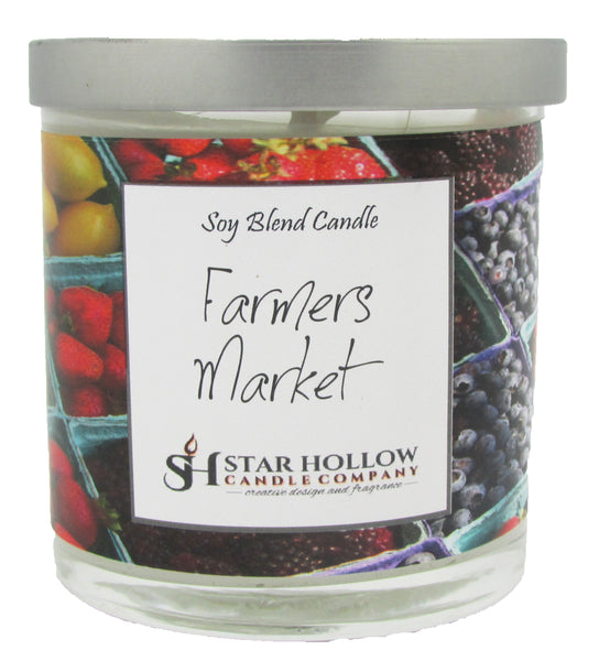 Small Silver Lid Jar Farmers Market