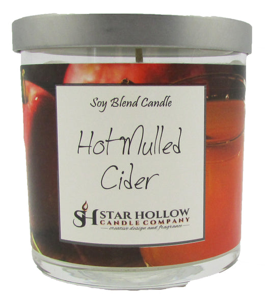 Small Silver Lid Jar Hot Mulled Cider