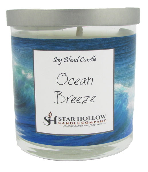 Small Silver Lid Jar Ocean Breeze