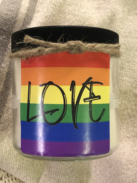Love Pride Jar Candle