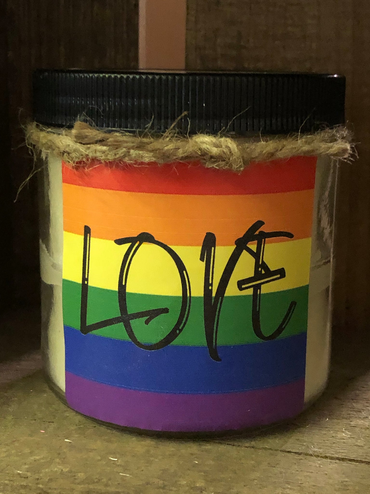 Love Pride Jar Candle