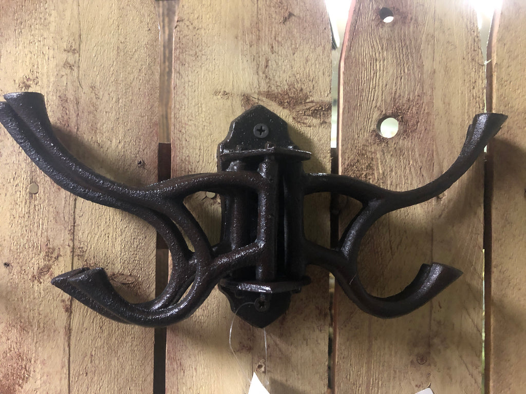 Wrought Iron Coat Rack – Star Hollow Candle Company