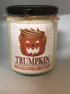 trumpkin pumpkin spice jar candle